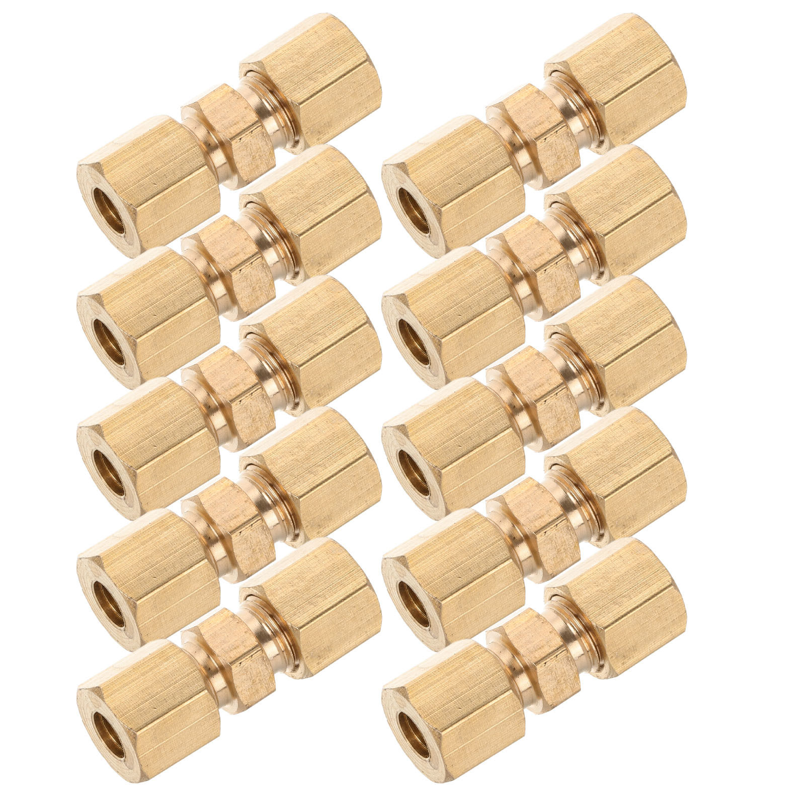 Compression Fitting Brass - 10 pièces, raccords d’assemblage pour conduites